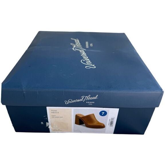 Tess Platform Mule Heels - Universal Thread Tan Size 7 NWT - Picture 10 of 10